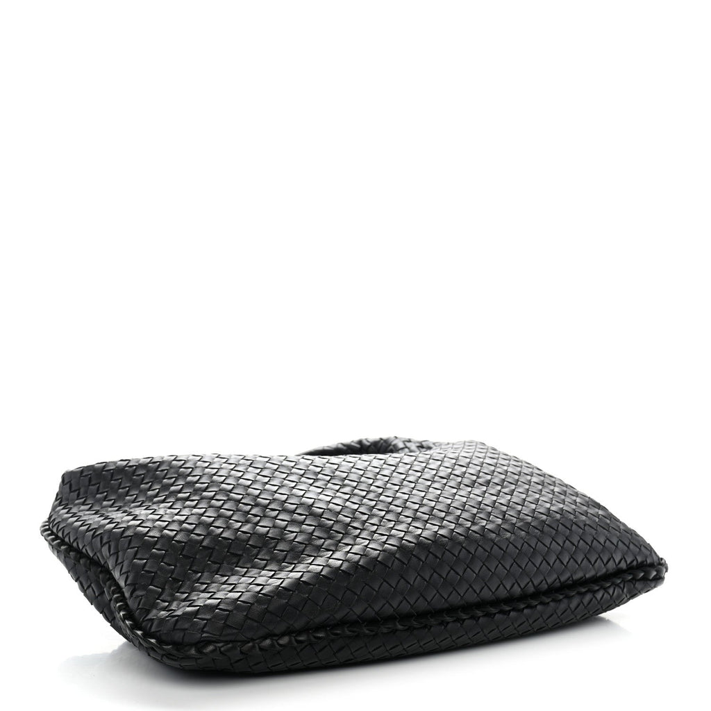 Bottega Veneta Nappa Intrecciato Large Veneta Hobo Black