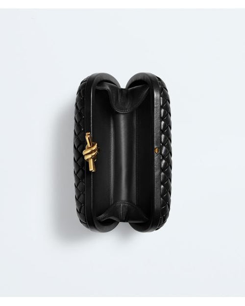 Bottega Veneta Mini Knot Intrecciato Clutch - side profile