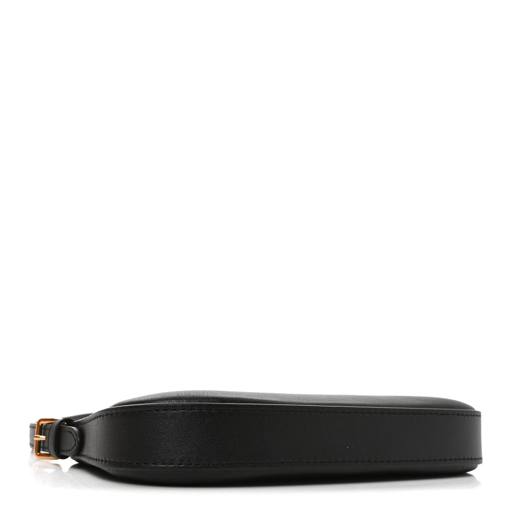 Louis Vuitton Calfskin LV Bloom Pochette Black