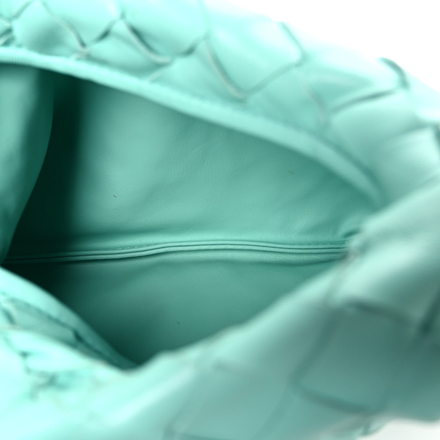 Bottega Veneta Calfskin Intrecciato Mini Hop Green Oasis