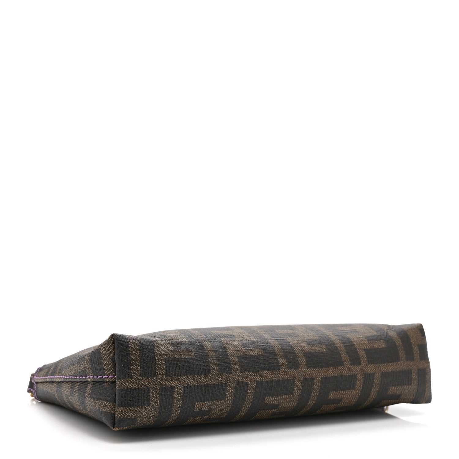 Fendi Zucca Spalmati Pochette Tobacco Viola