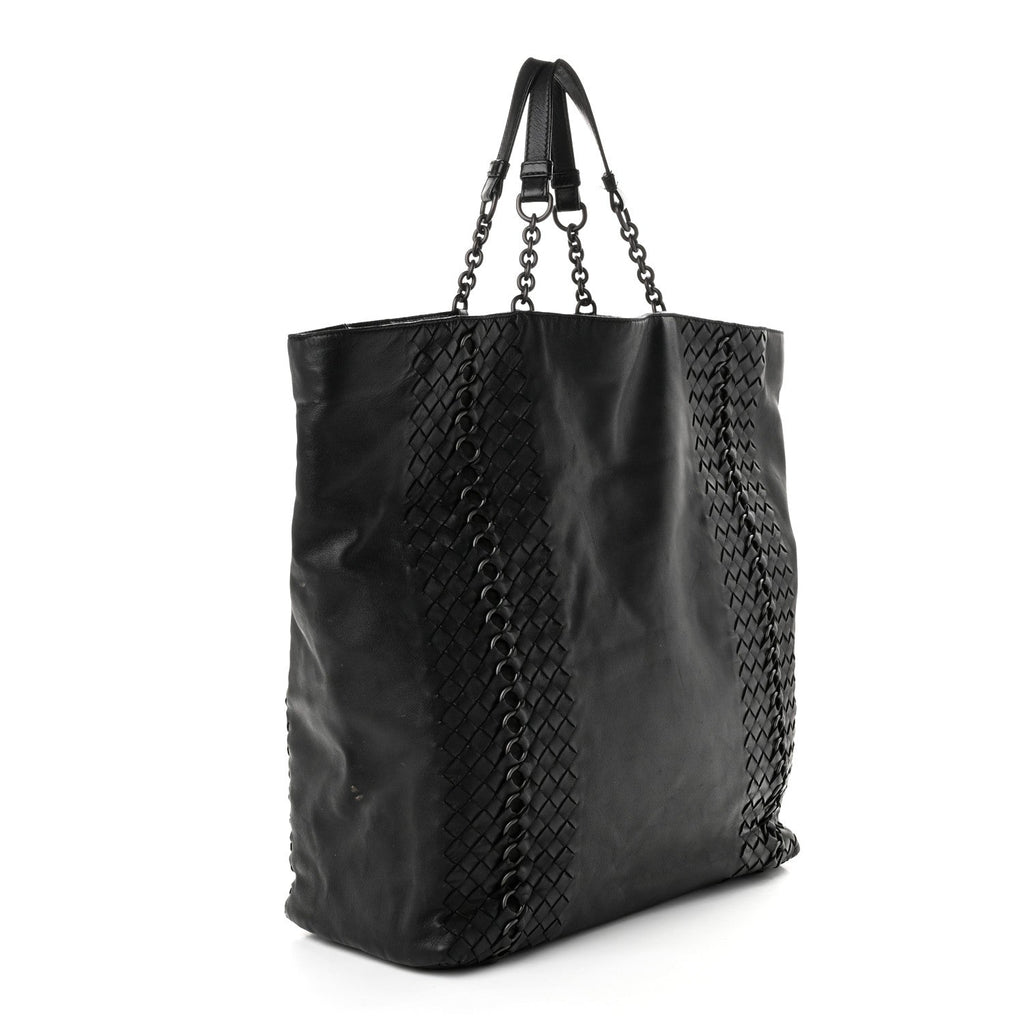 Bottega Veneta Nappa Intrecciato Tote Black
