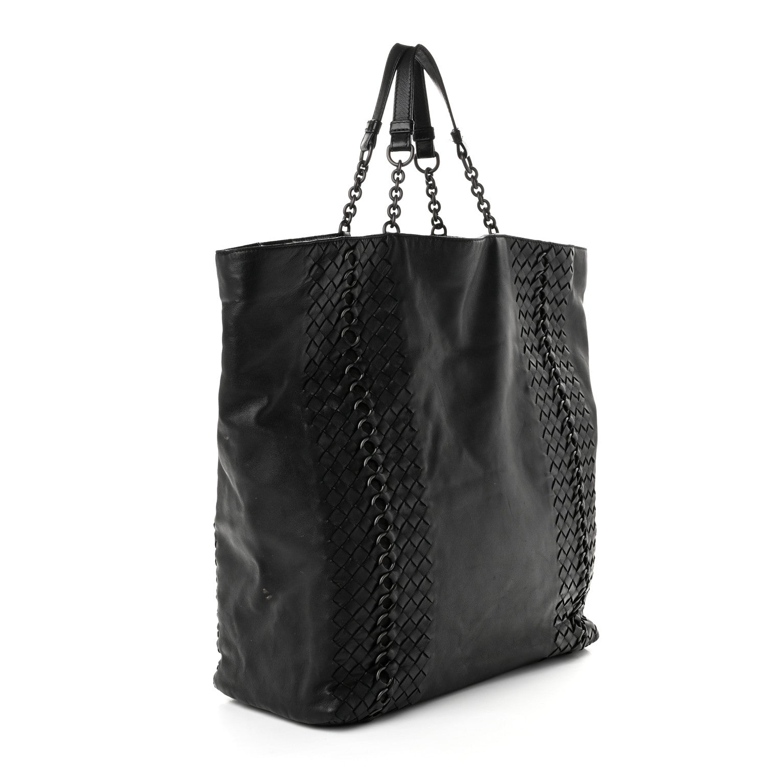 Bottega Veneta Nappa Intrecciato Tote Black