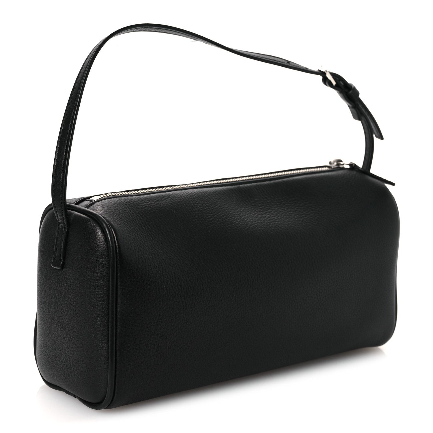 The Row Grained Calfskin 90's Bag Black