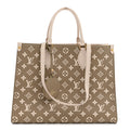 Louis Vuitton Empreinte Monogram Spring In The City Onthego MM Kaki Beige Cream
