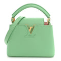 Louis Vuitton Taurillon Mini Capucines Vert Pomme