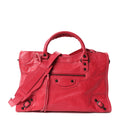 Balenciaga Agneau Classic Hardware City Rose Thulian