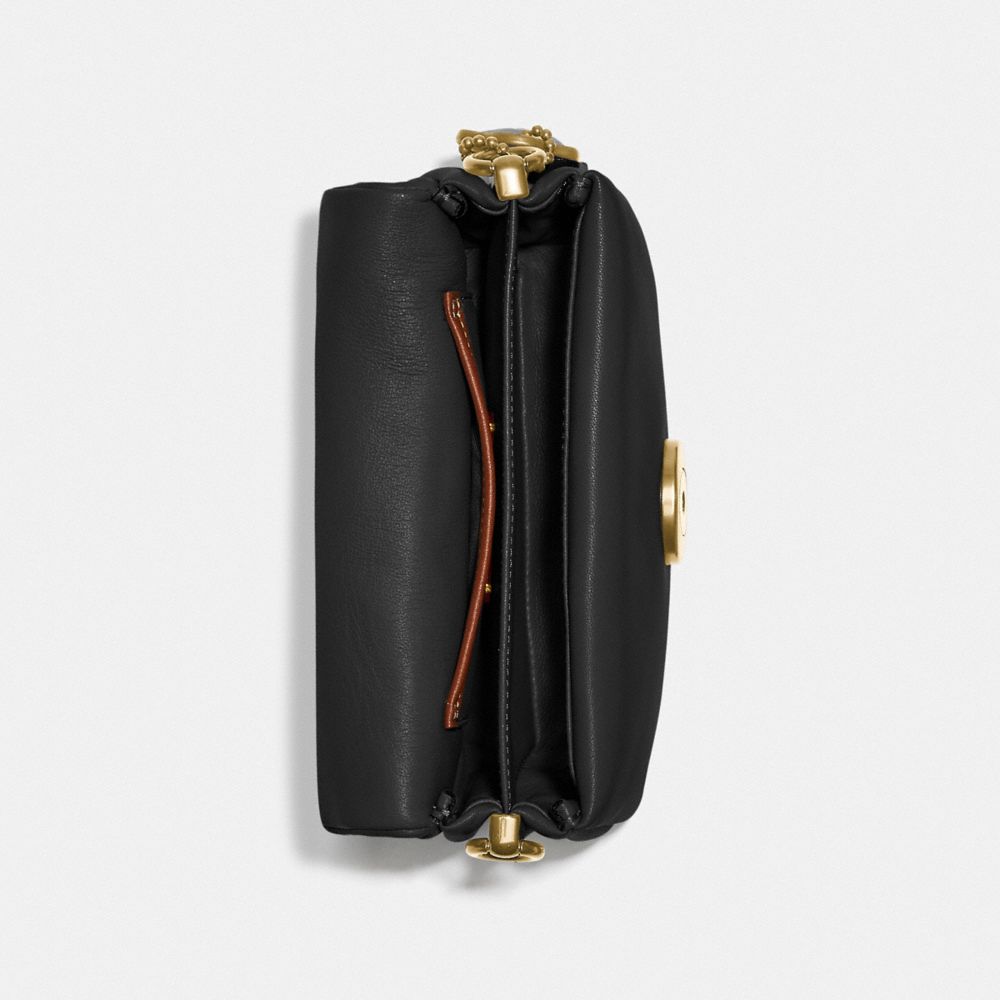 Coach Pillow Tabby 18 black interior view