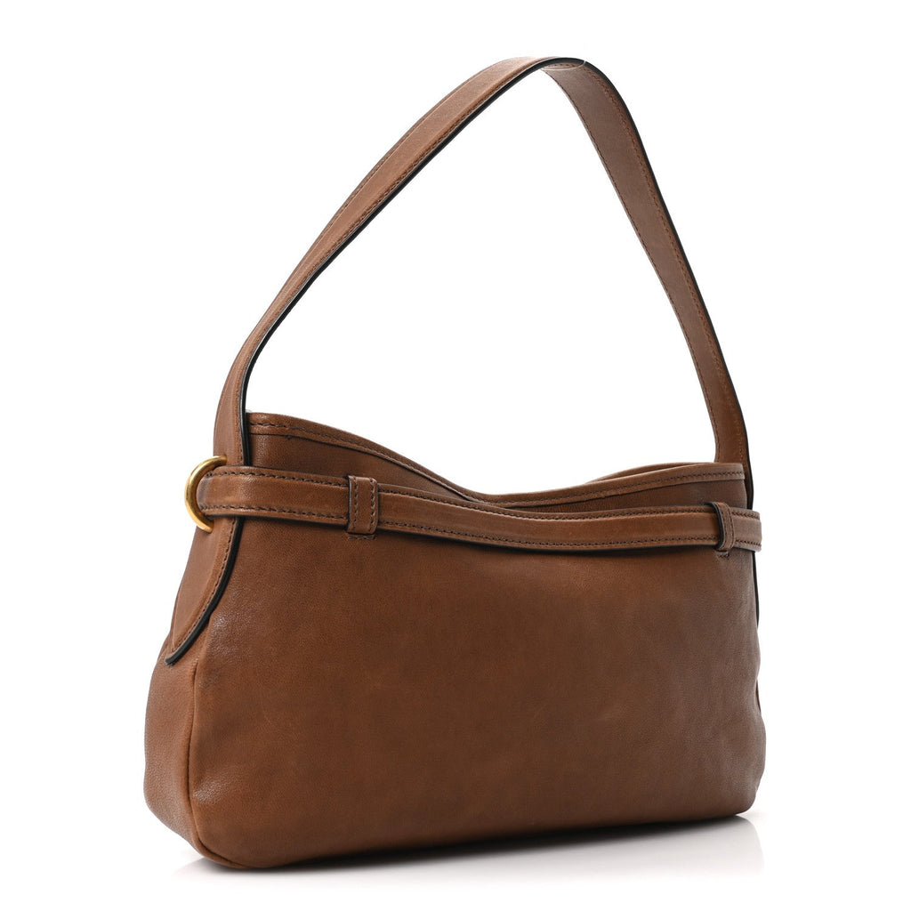 Miu Miu Nappa Aviator Regular Aventure Shoulder Bag Rovere