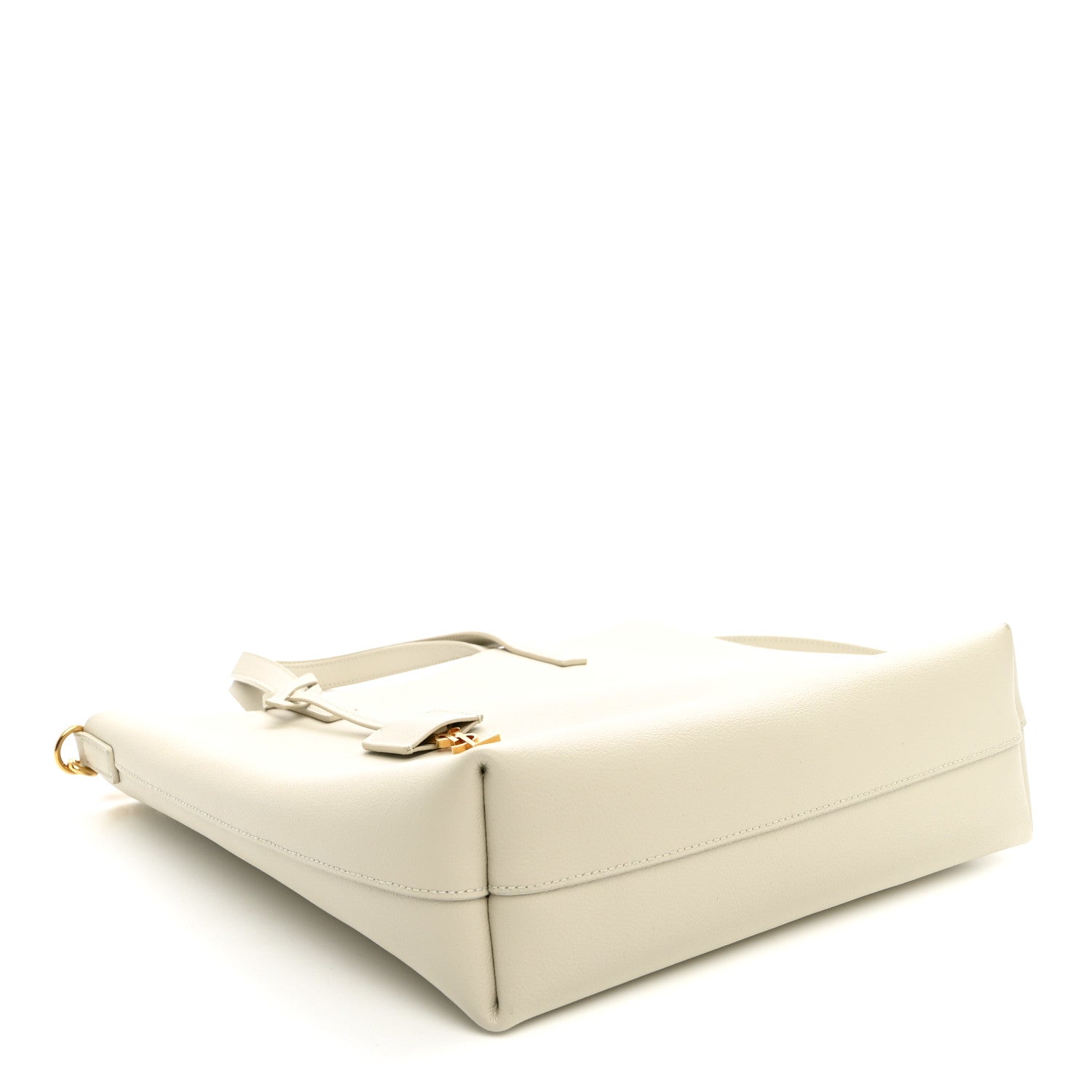Saint Laurent Calfskin Toy Shopping Tote Crema Soft