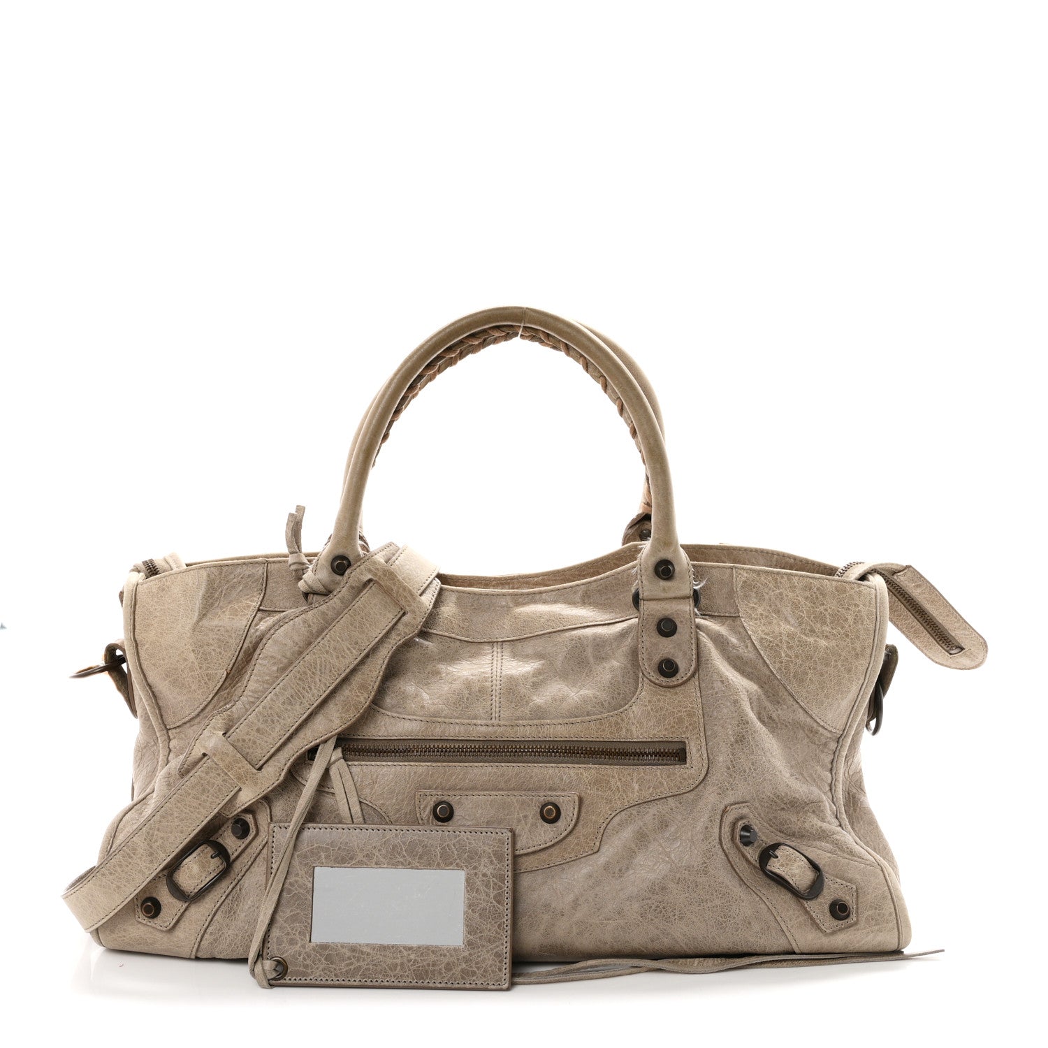 Balenciaga Agneau Classic Hardware Part Time Papyrus