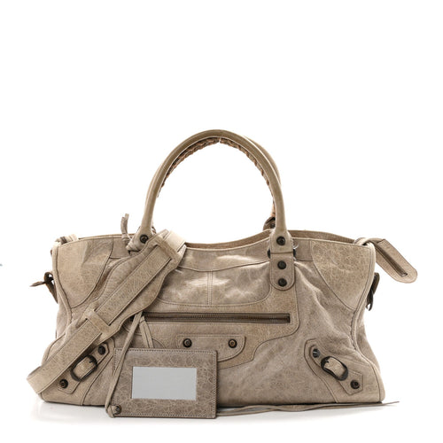 Balenciaga Agneau Classic Hardware Part Time Papyrus