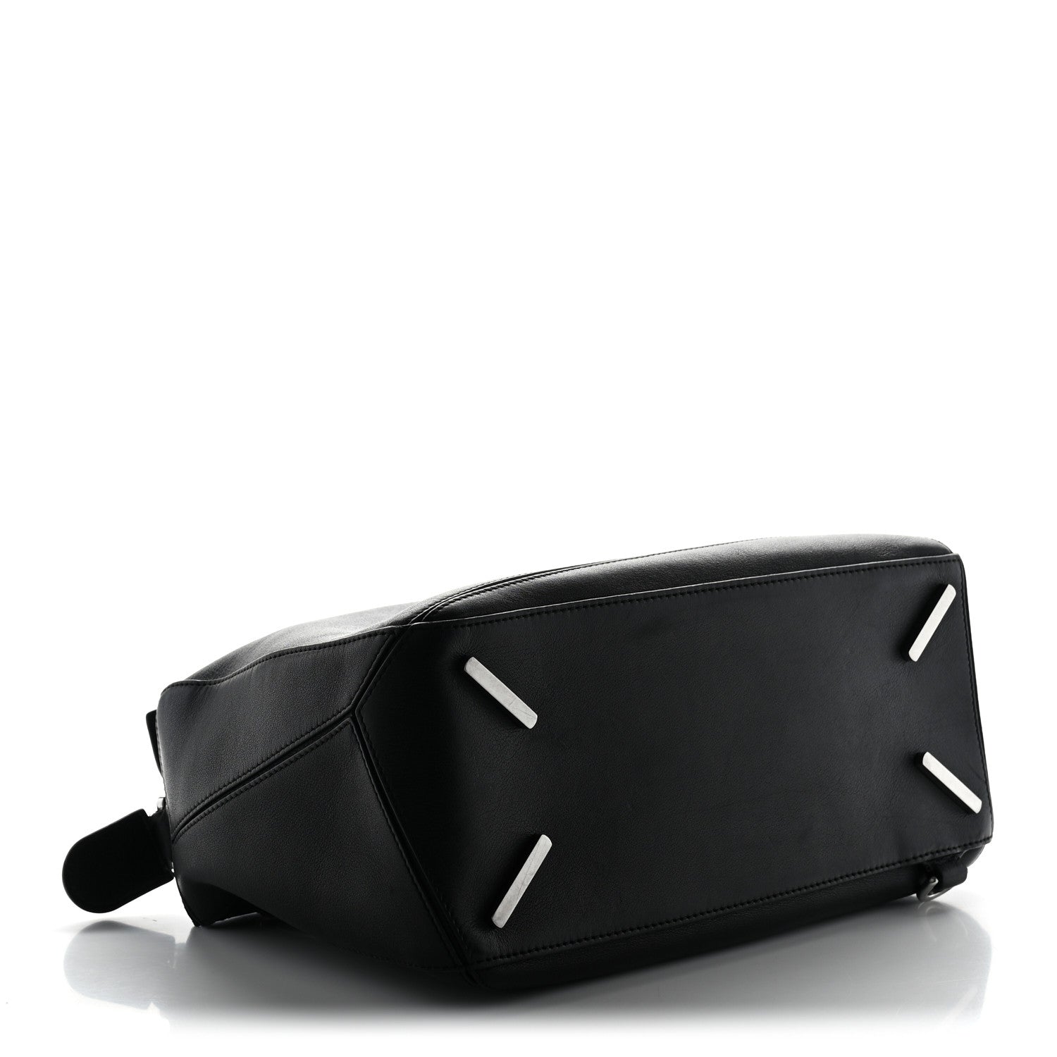 Loewe Calfskin Medium Puzzle Bag Black