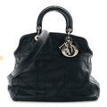 Dior Lambskin Cannage Granville Polochon Blue