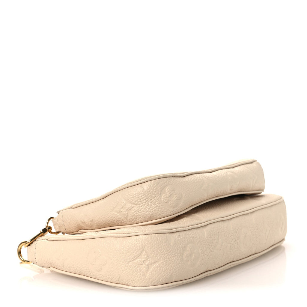 Louis Vuitton Empreinte Monogram Giant Multi Pochette Accessories Cream