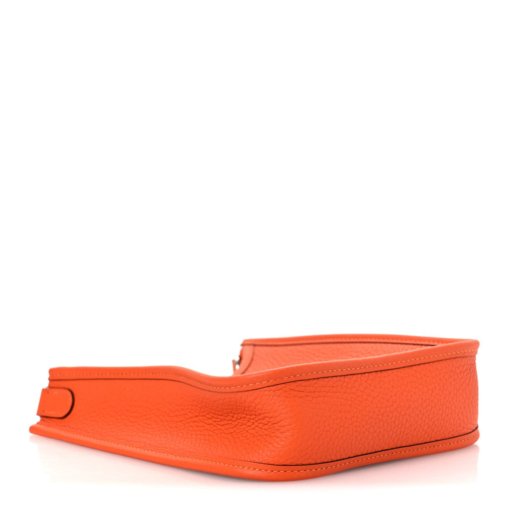 Hermès Taurillon Clemence Evelyne TPM Orange