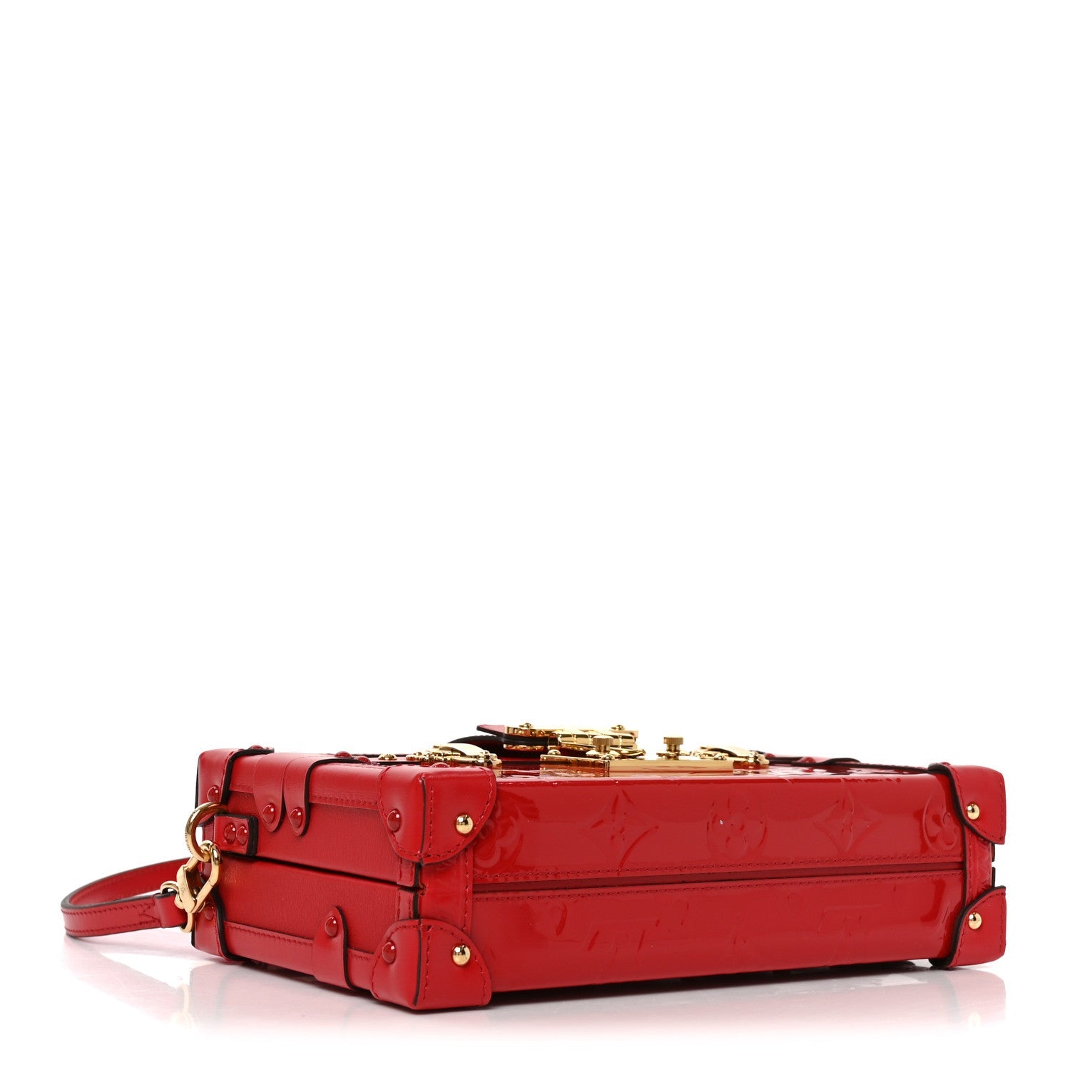 Louis Vuitton Vernis Petite Malle Red