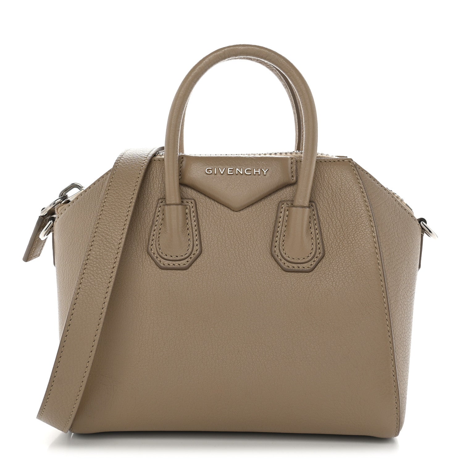 Givenchy Sugar Goatskin Mini Antigona Beige Camel