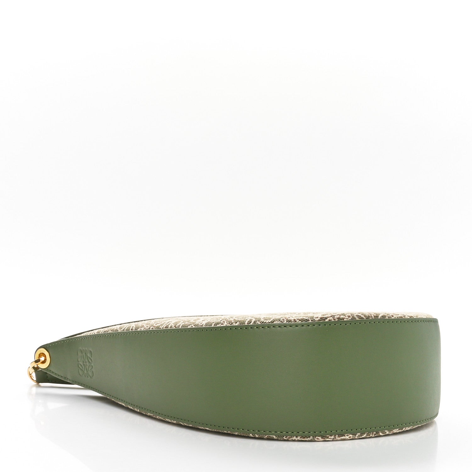 Loewe Jacquard Anagram Calfskin Luna Bag Avocado