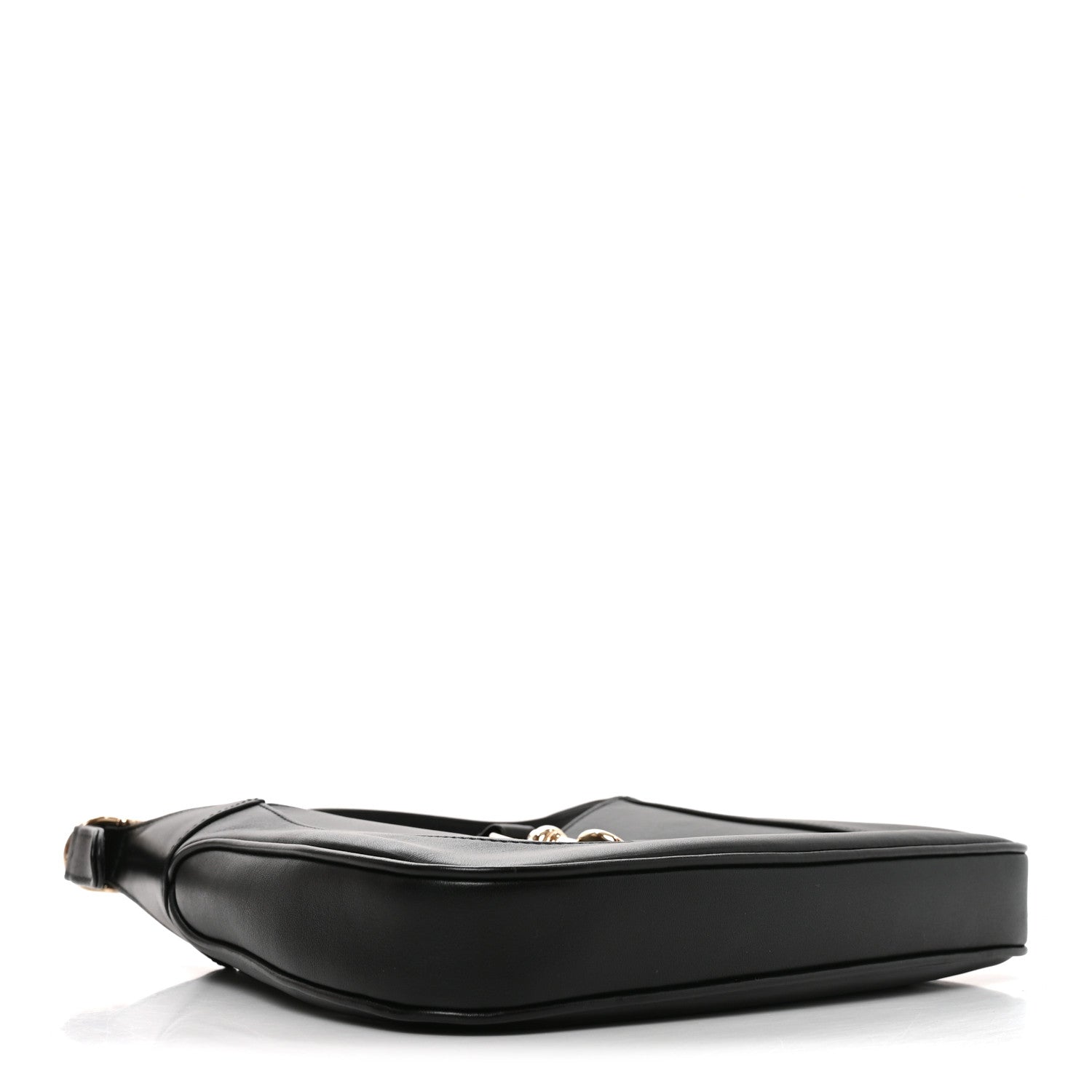 Gucci Calfskin Small Jackie Shoulder Bag Black
