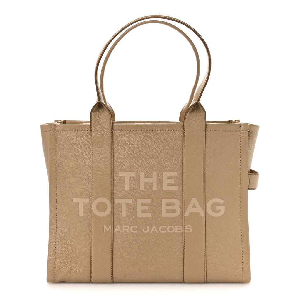 Grained Calfskin Large The Tote Bag Camel
