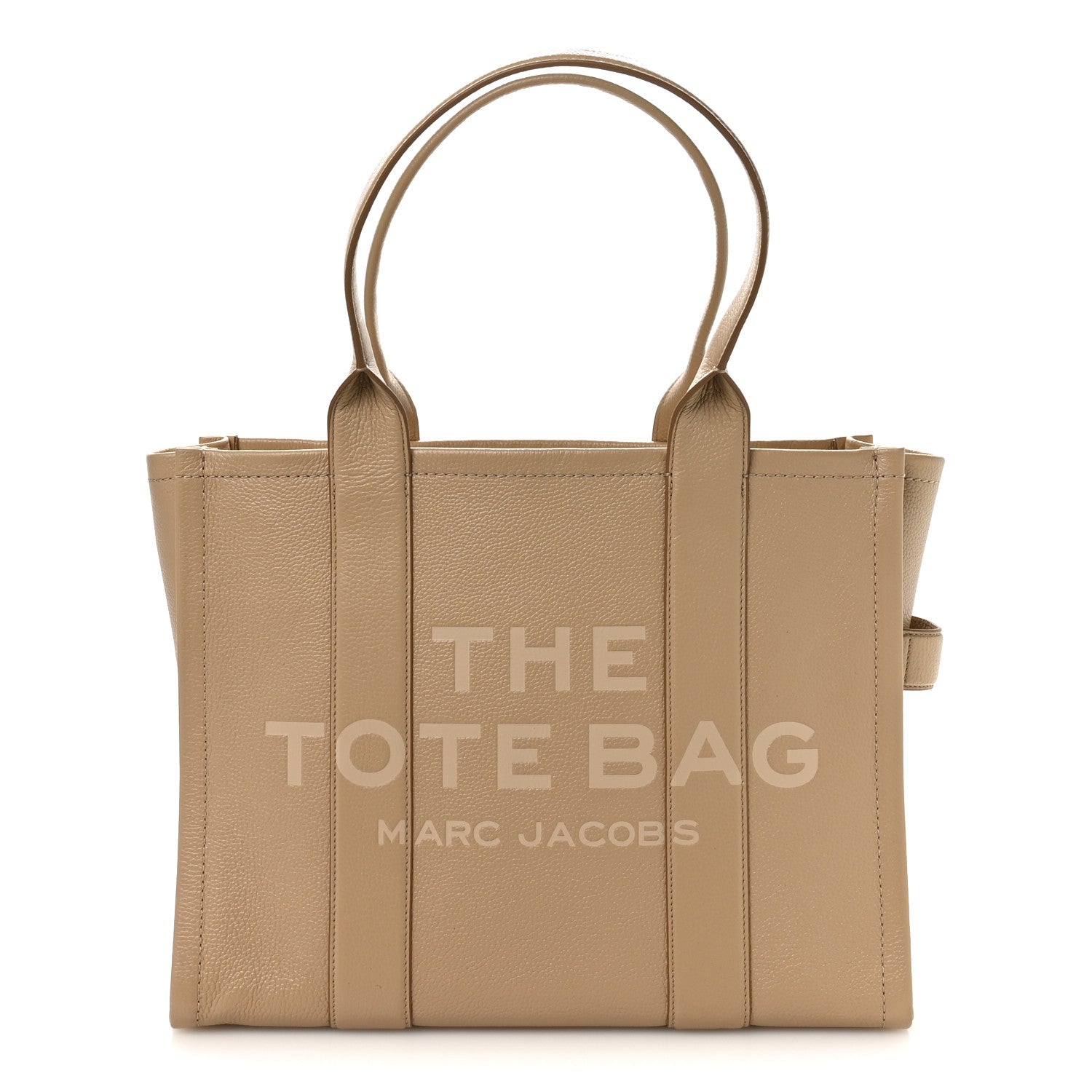 Grained Calfskin Large The Tote Bag Camel