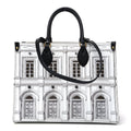 Louis Vuitton X FORNASETTI Calfskin Architettura Onthego MM Black White