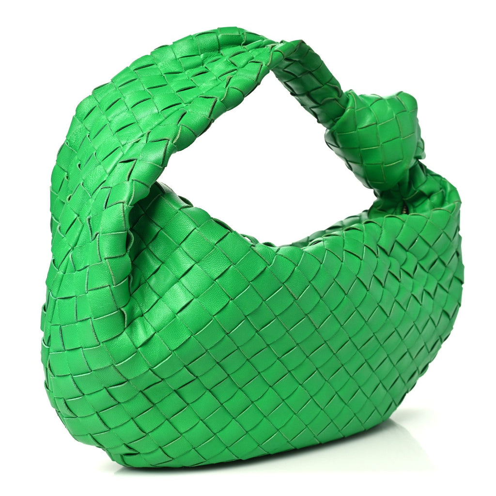 Bottega Veneta Nappa Intrecciato Teen Jodie Hobo Parakeet