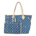 Louis Vuitton Monogram Denim Neo Neverfull MM Blue