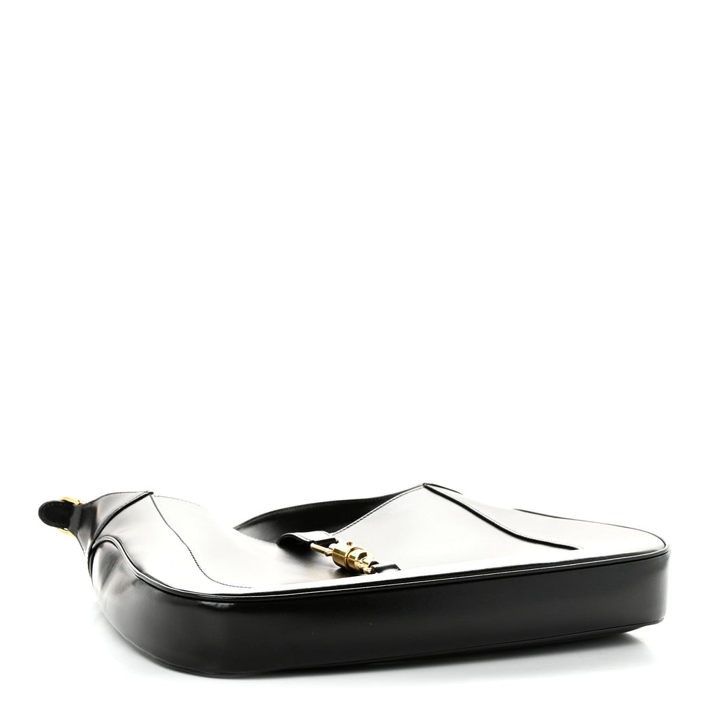 Gucci Boarded Dyana Lux Calfskin Medium Jackie 1961 Hobo Black