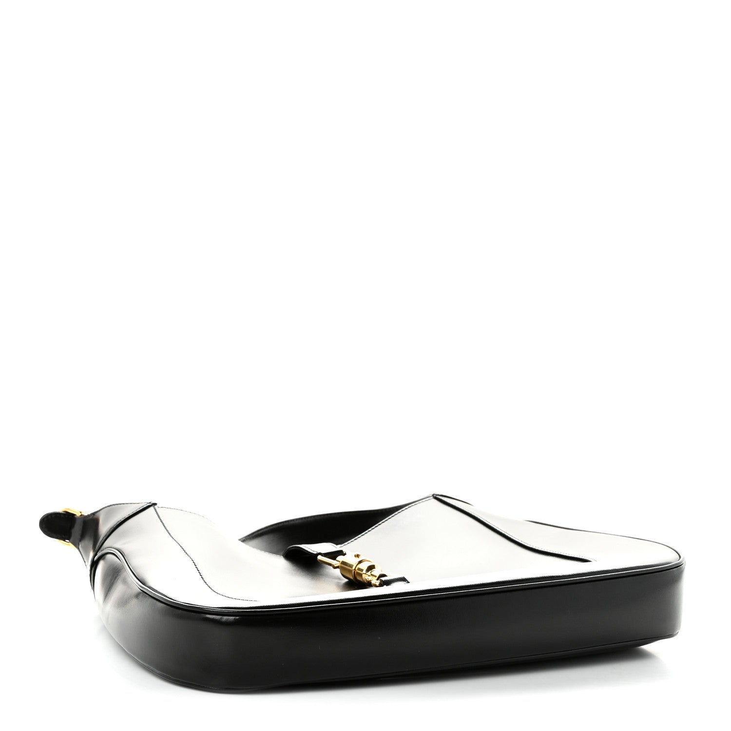 Gucci Boarded Dyana Lux Calfskin Medium Jackie 1961 Hobo Black