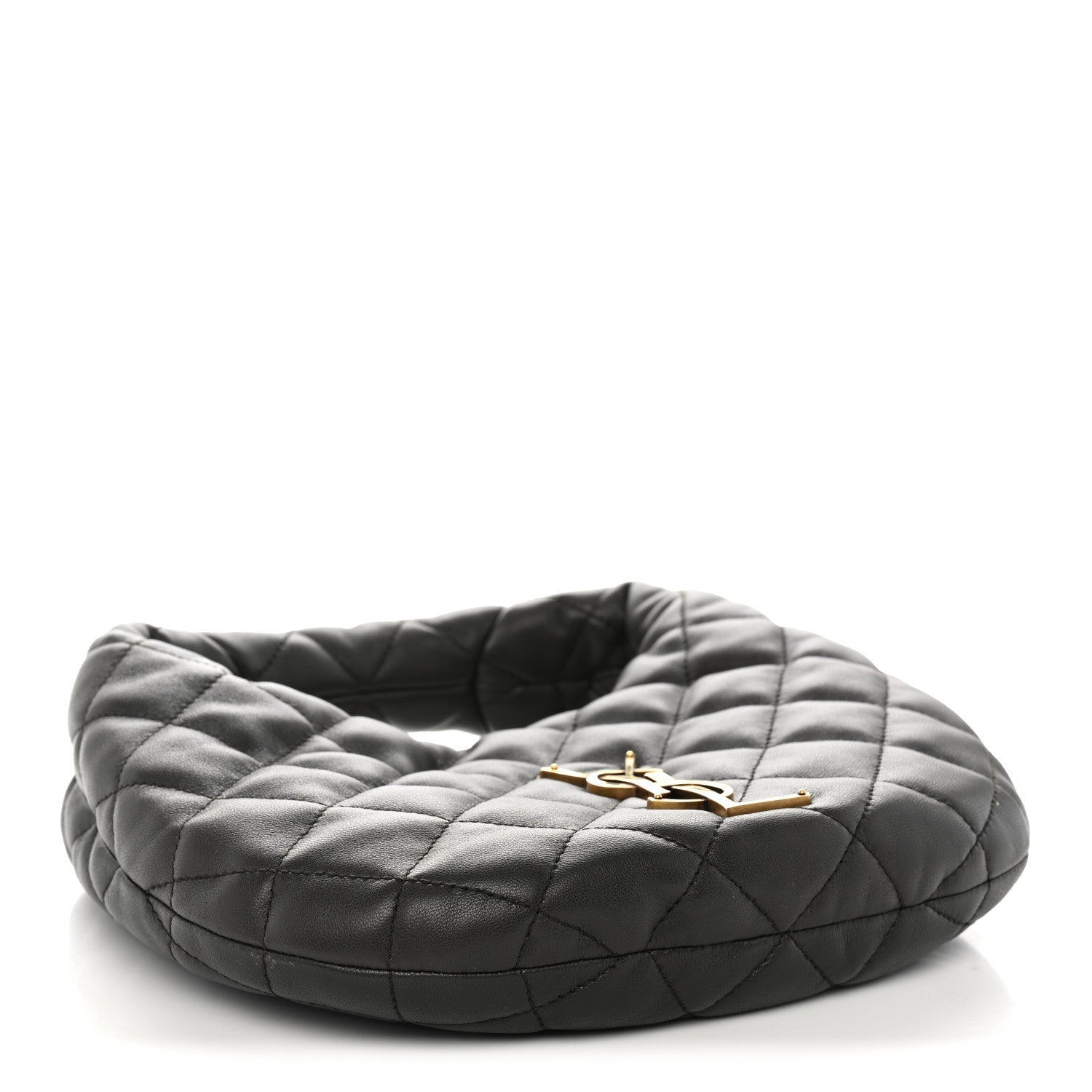 Saint Laurent Lambskin Quilted Icarino Bag Urban Grey