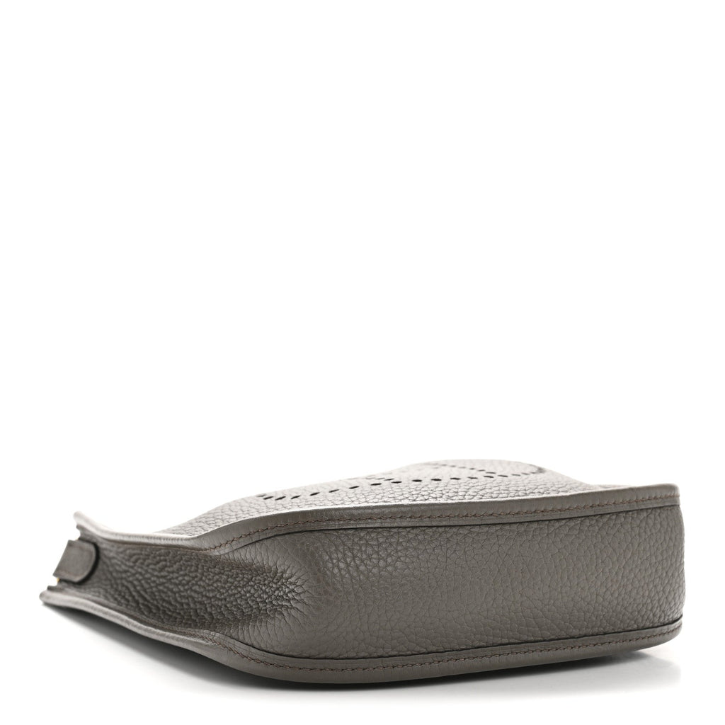 Hermès Taurillon Clemence Evelyne TPM Etain