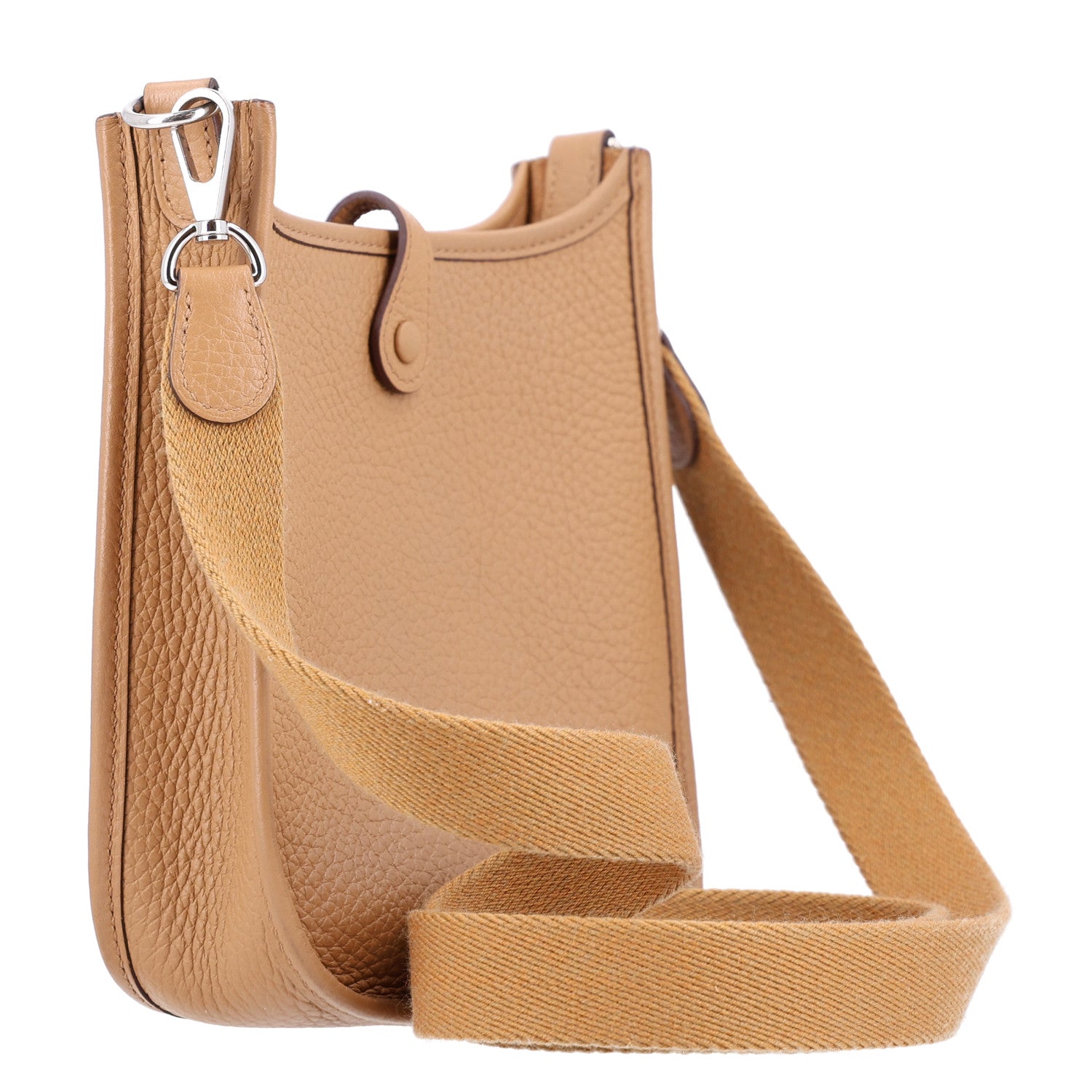 Hermès Taurillon Clemence Evelyne TPM Biscuit