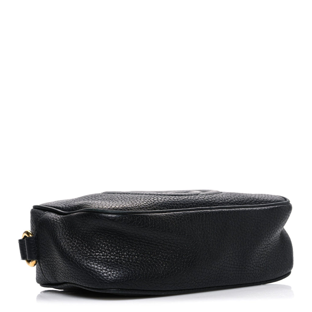Gucci Pebbled Calfskin Mini Soho Disco Bag Black
