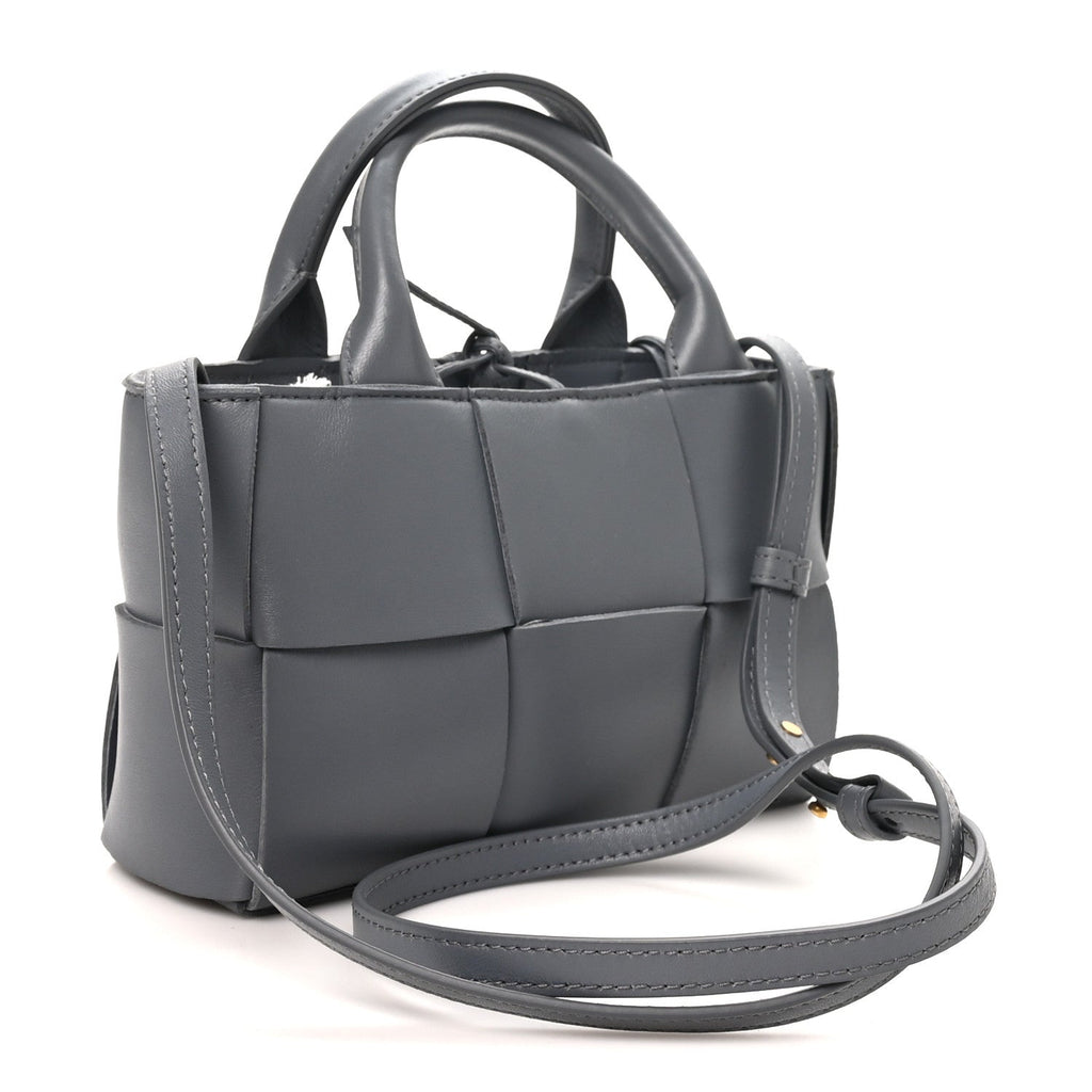Bottega Veneta Nappa Maxi Intrecciato Mini Arco Tote Thunder Thunder