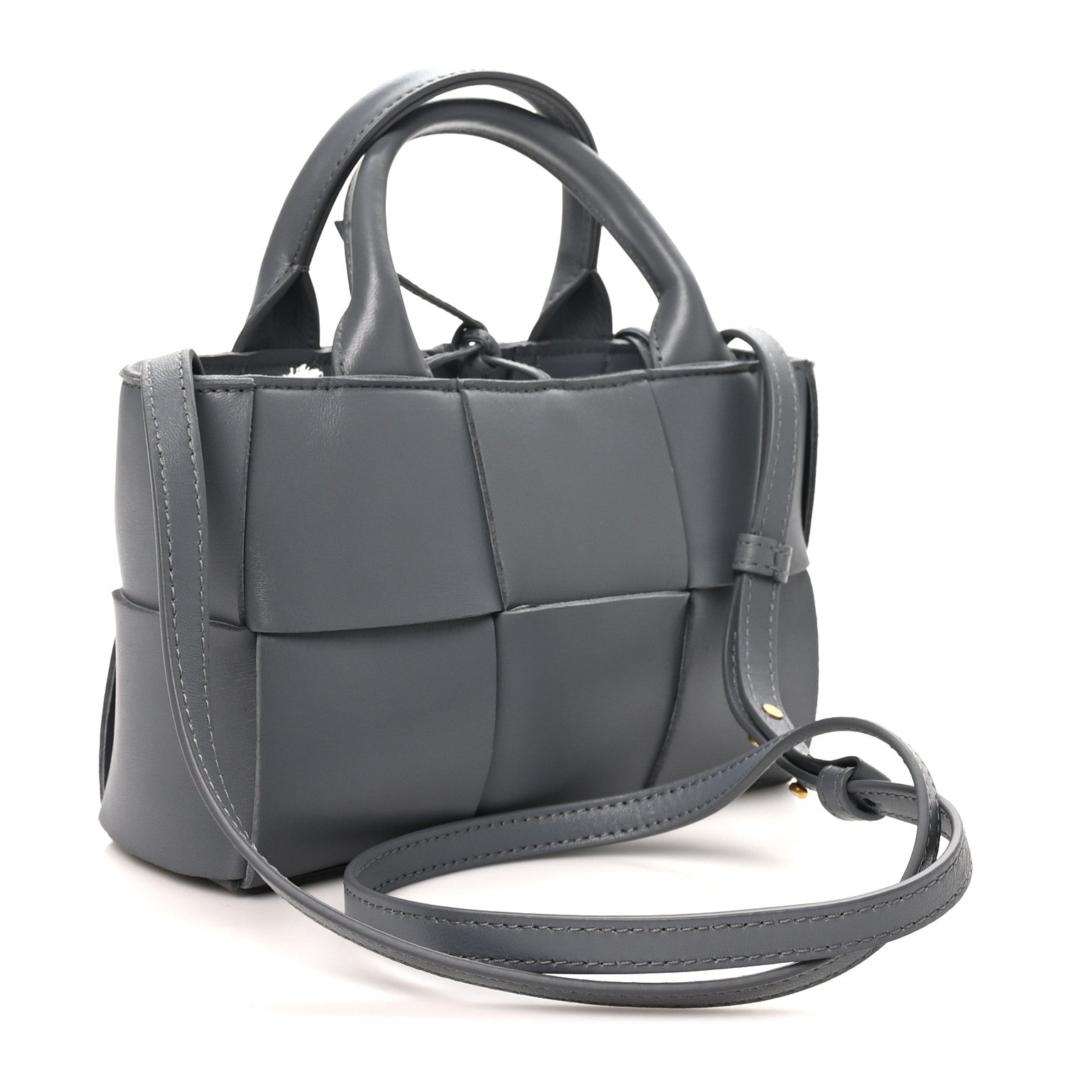 Bottega Veneta Nappa Maxi Intrecciato Mini Arco Tote Thunder Thunder