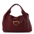 Gucci Grained Calfskin Softbit Maxi Shoulder Bag Rosso
