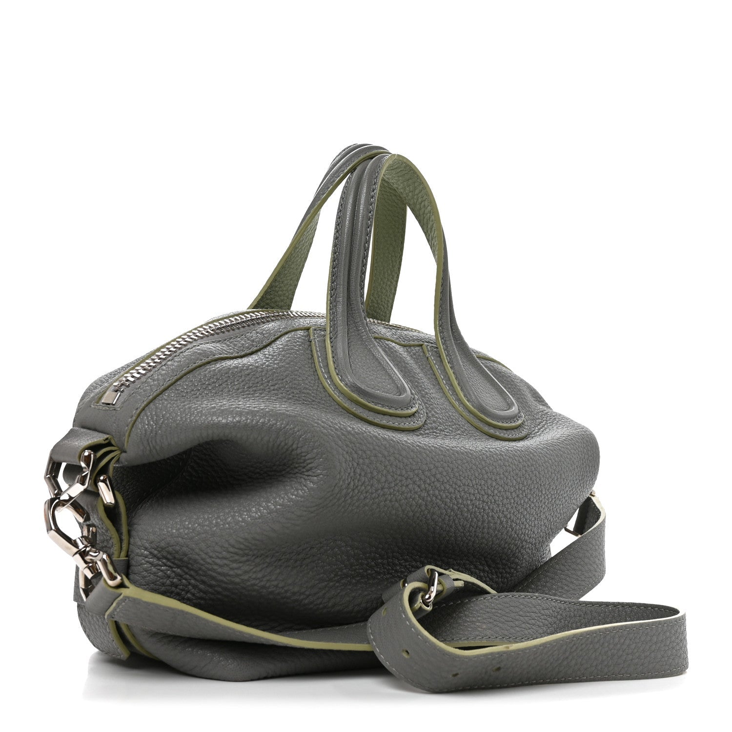 Givenchy Pebbled Calfskin Small Nightingale Pearl Grey