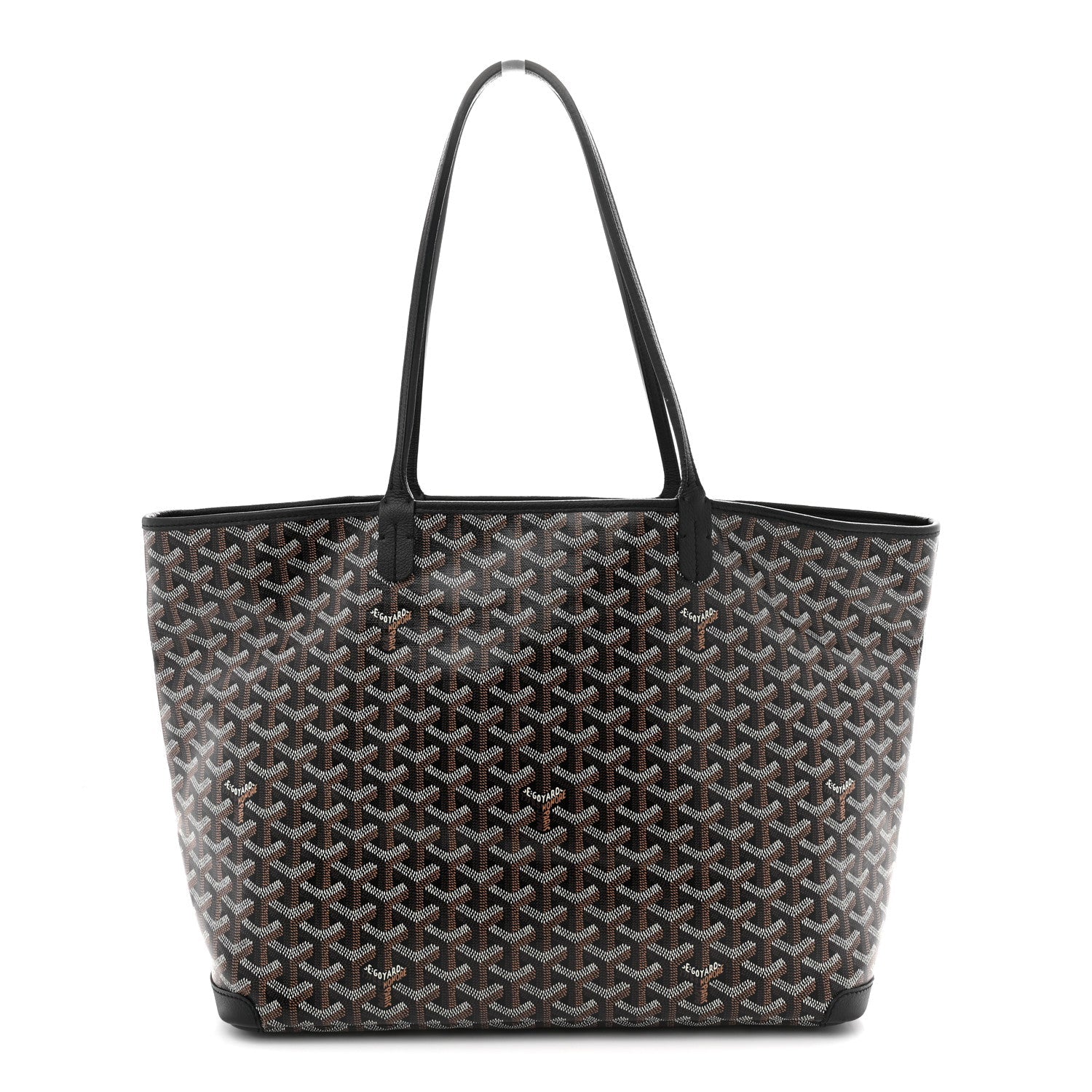 Goyard Artois MM Tote in Black Goyardine