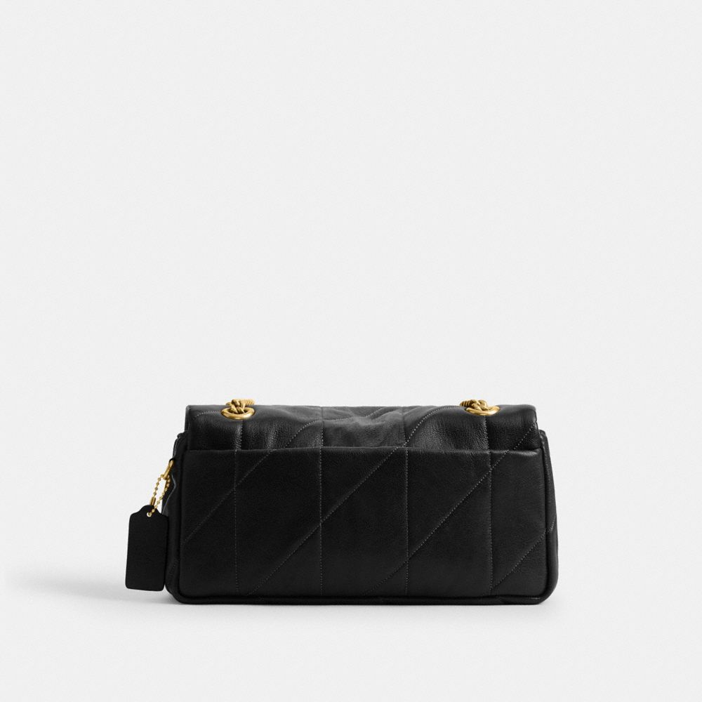 Coach Tabby Shoulder Bag 26 quilting black detail view