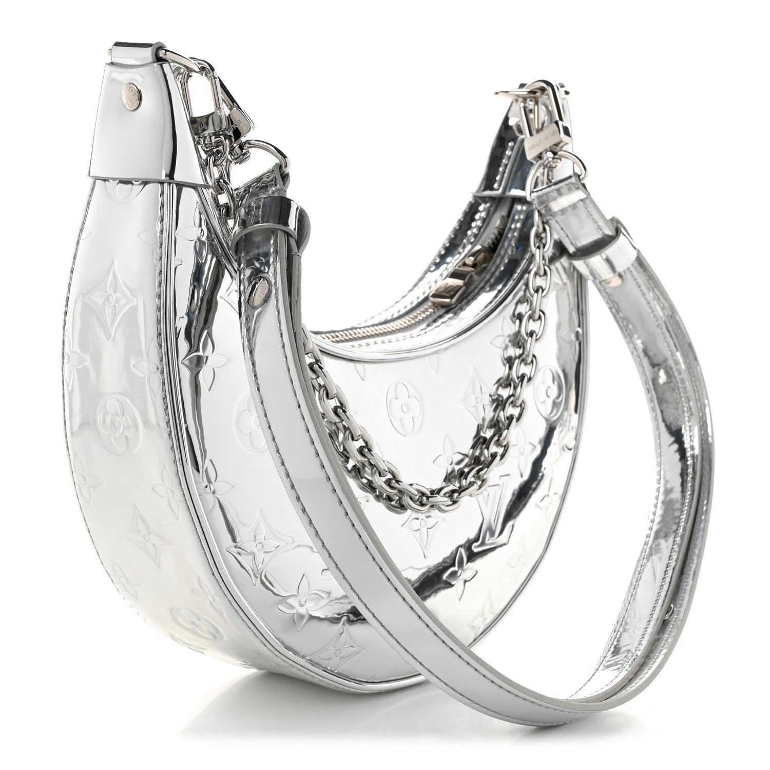 Louis Vuitton Monogram Miroir Loop PM Silver