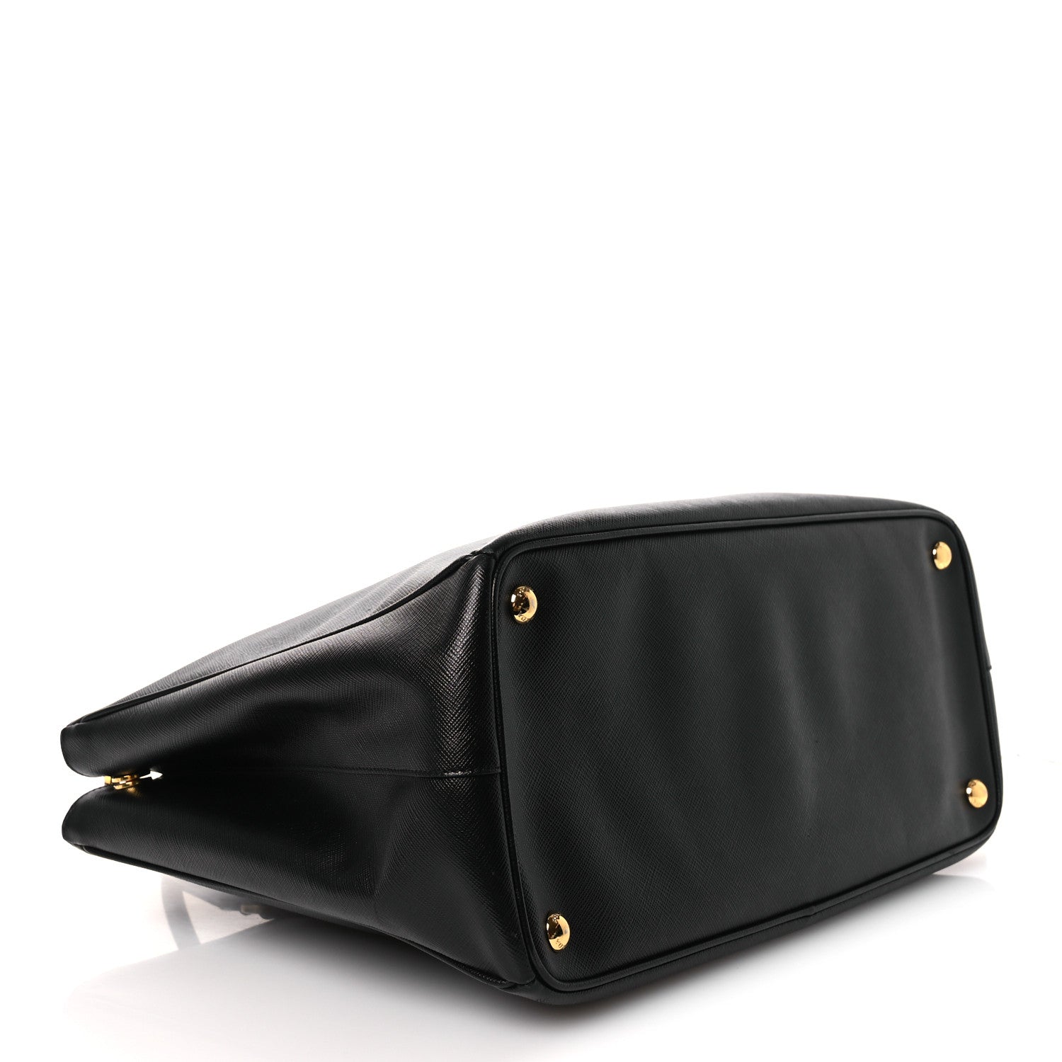 Prada Saffiano Large Galleria Double Zip Tote Black