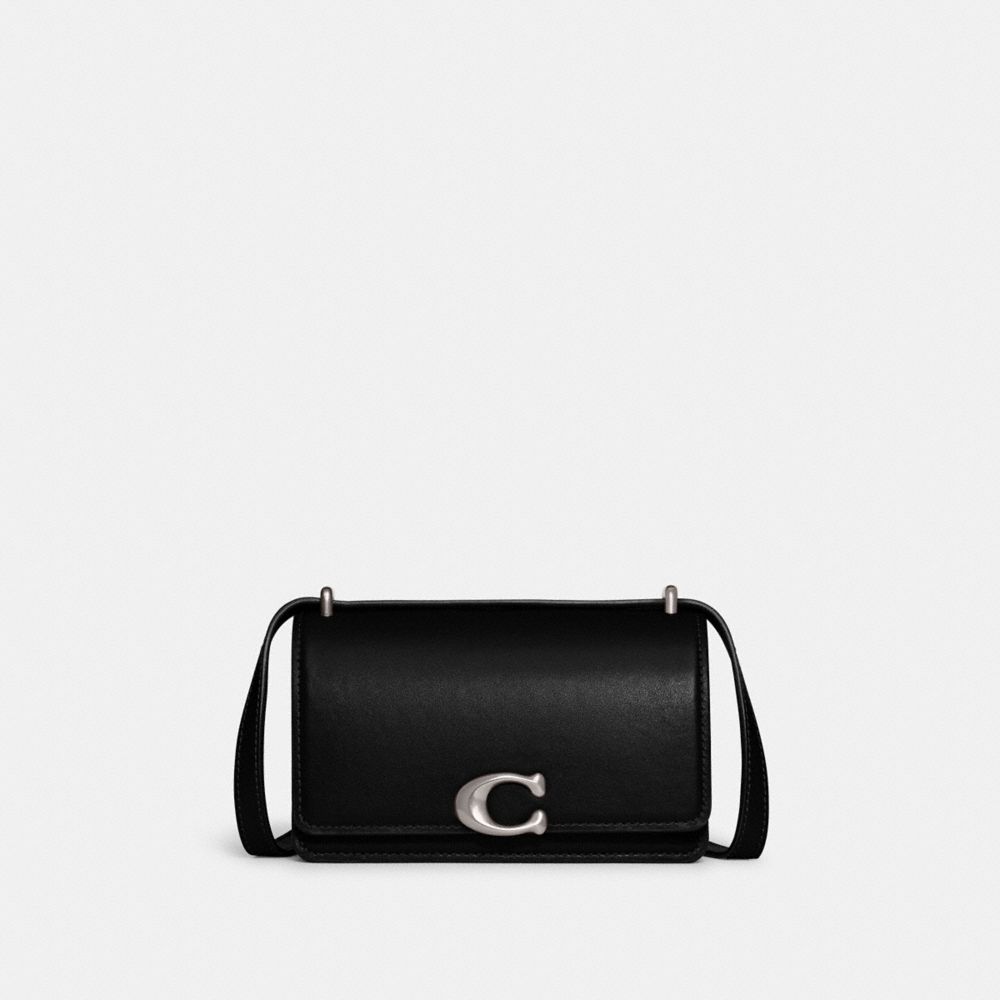 Coach Bandit Crossbody Bag black front view