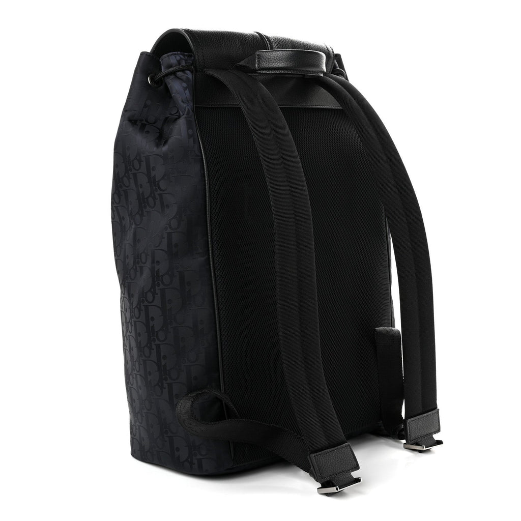 Dior Nylon Oblique Motion Backpack Blue