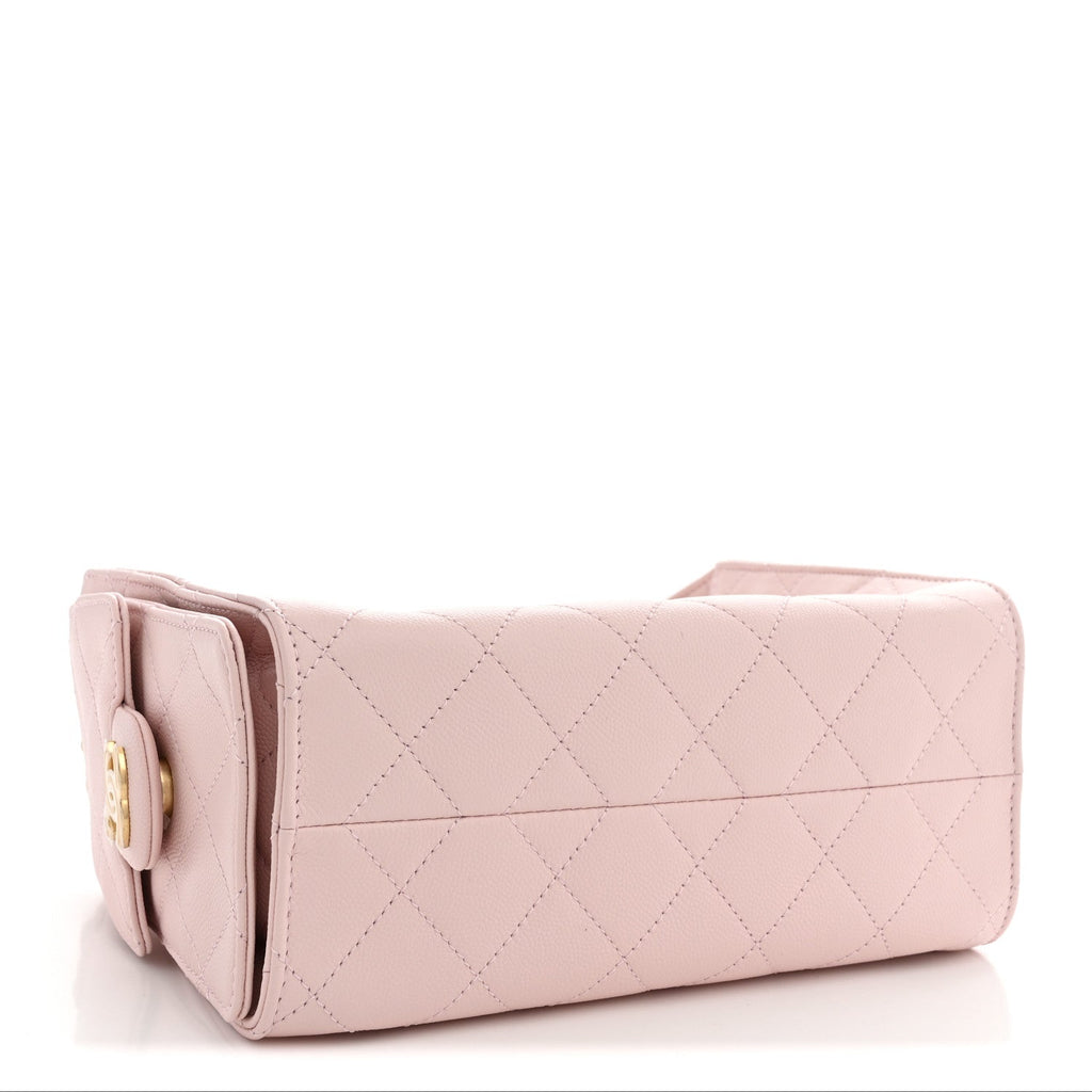 Chanel Caviar Quilted Mini Chanel 25 Handbag Light Pink
