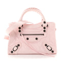 Balenciaga Agneau Arena Classic Hardware Le City Mini Petal Pink