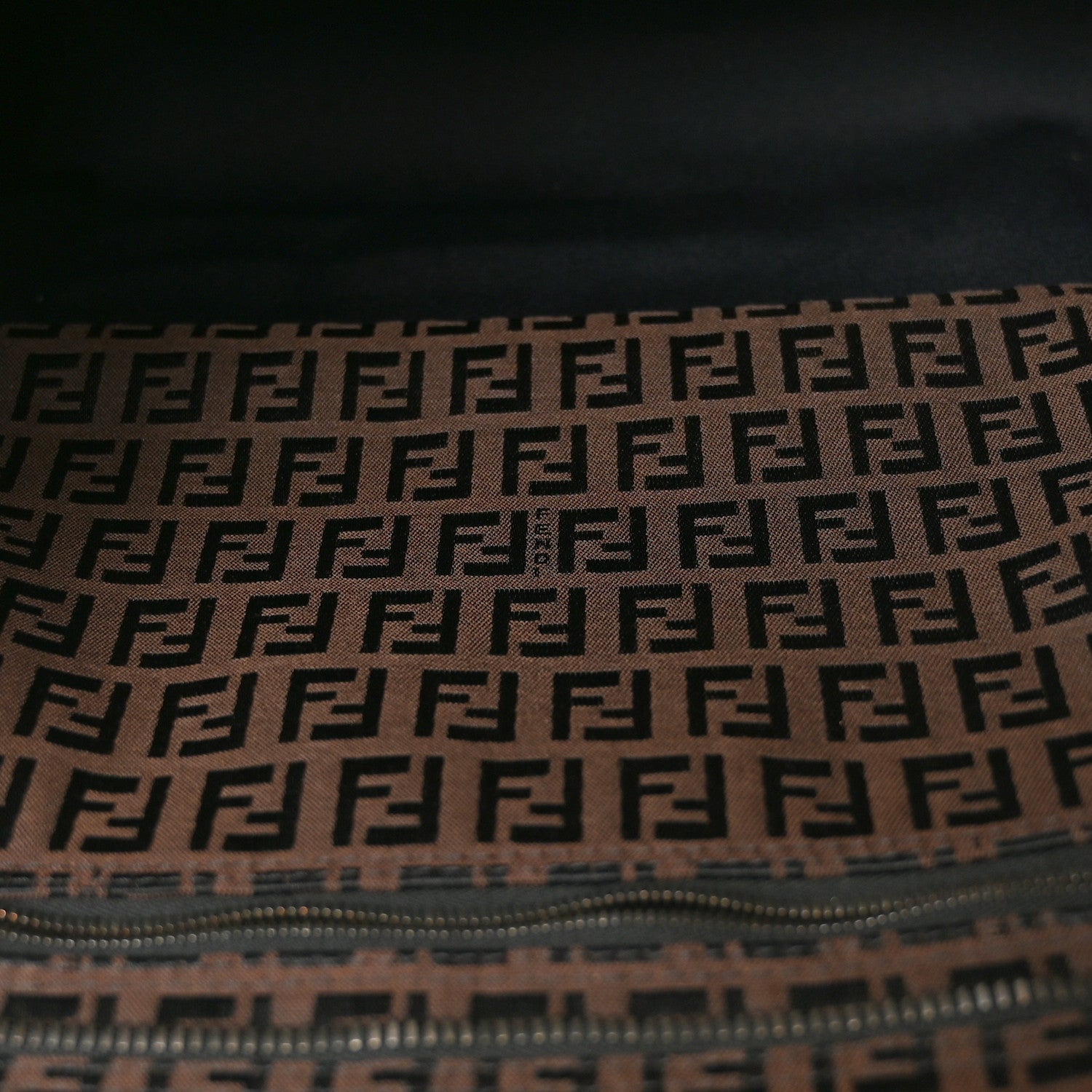 Fendi Zucchino Shopping Tote Tobacco
