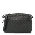 Bottega Veneta Nappa Intrecciato Nodini Crossbody Messenger New Light Grey