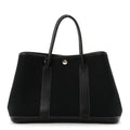 Hermès Toile Officier Negonda Garden Party 30 TPM Black